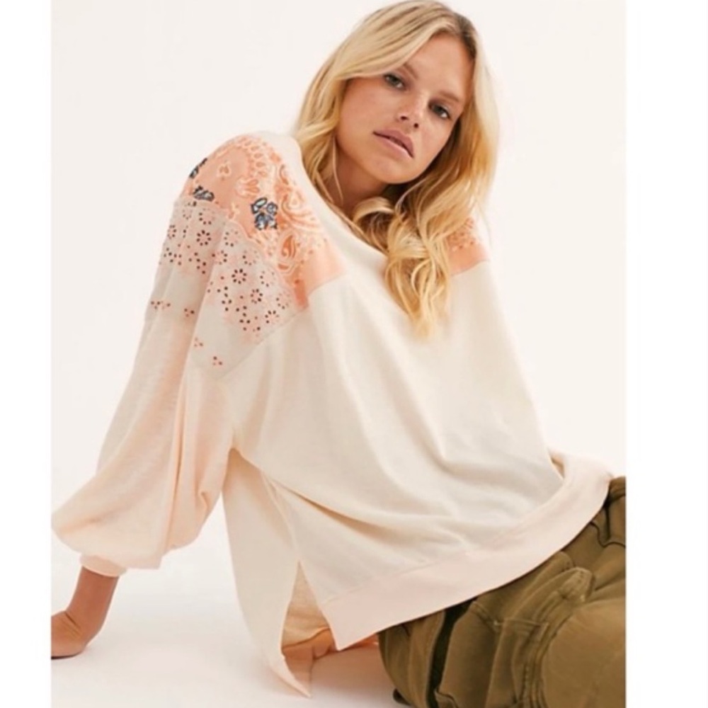 NWT Women's Peach Long Sleeve Top